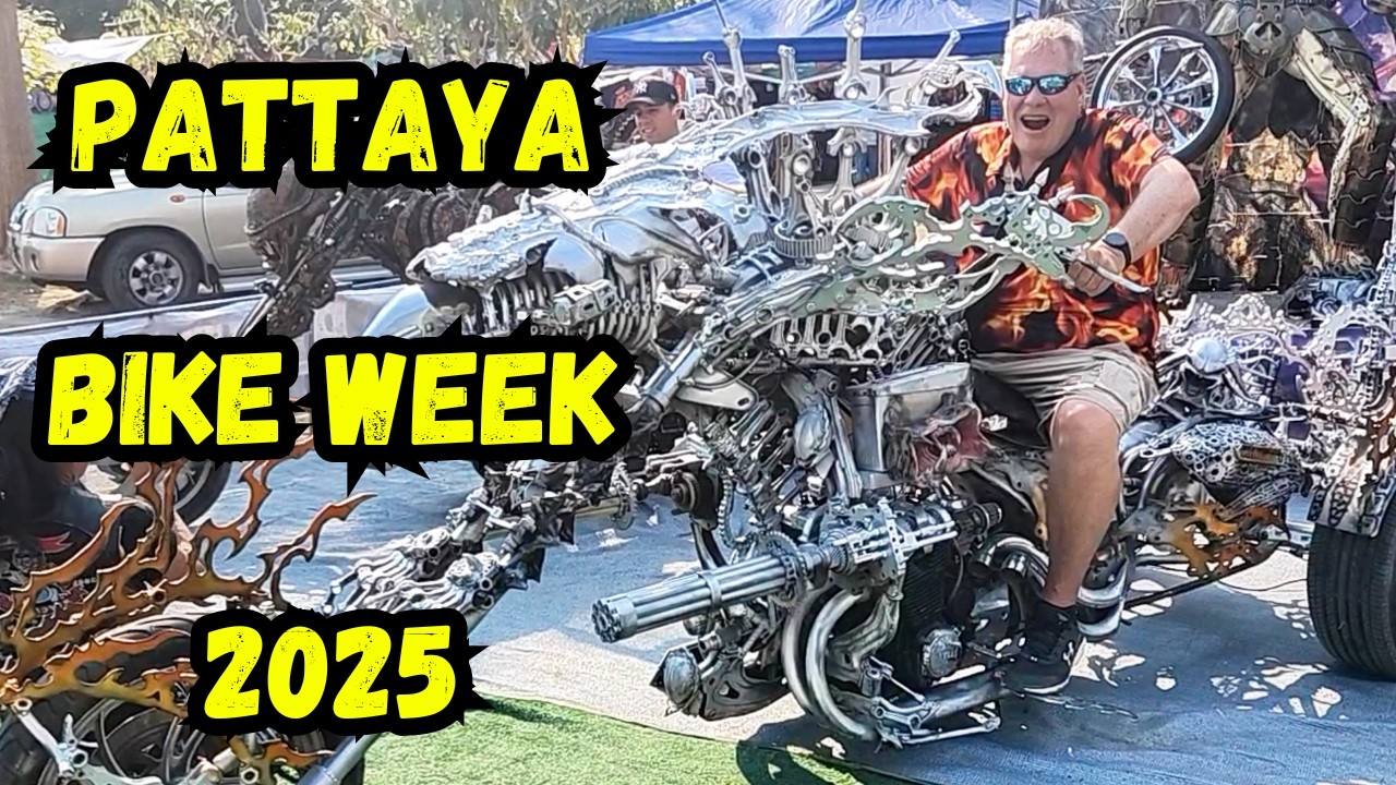 Pattaya Thailand Largest Motorcycle Rally Burapa Bike Week 2025