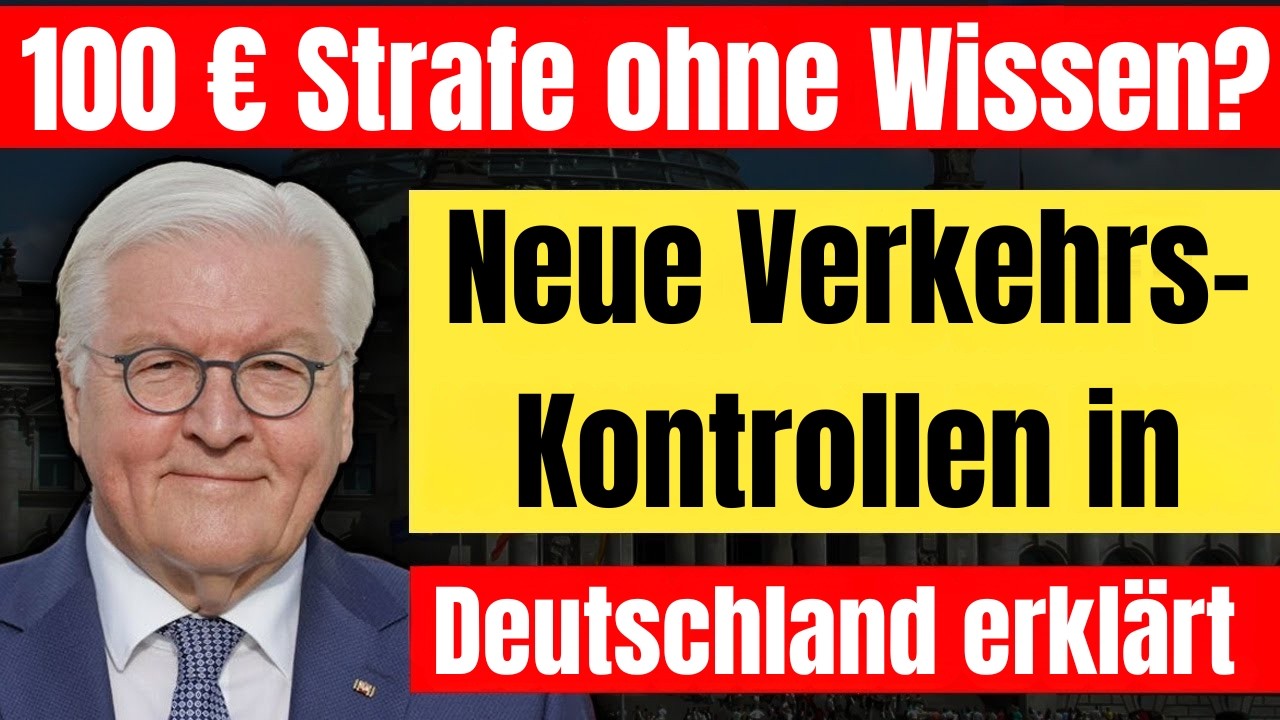 100 € Strafe unbewusst kassiert? So funktionieren die neuen Verkehrskontrollen in Deutschland