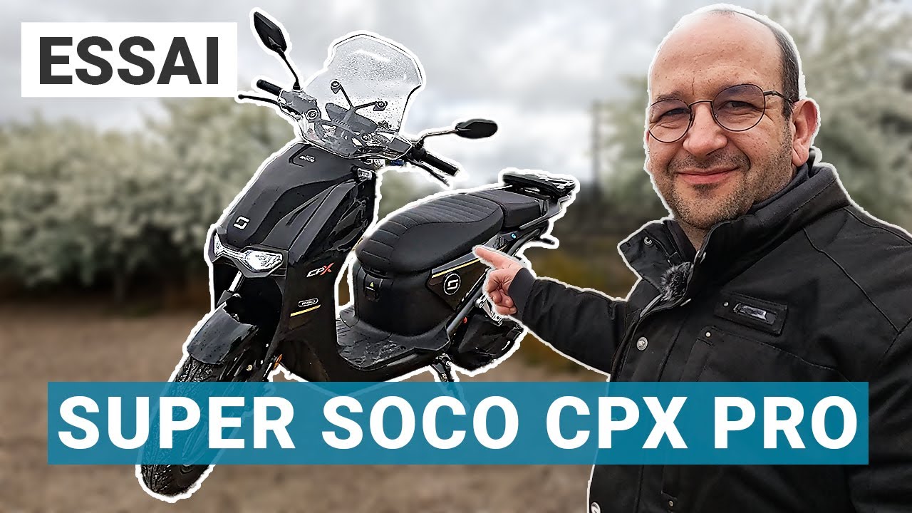 Test Super Soco CPX Pro : ce scooter électrique 125 envoie des watts !