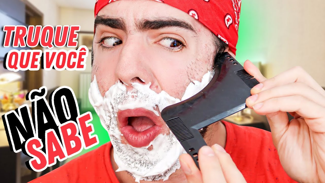 COMO DESENHAR A BARBA EM CASA