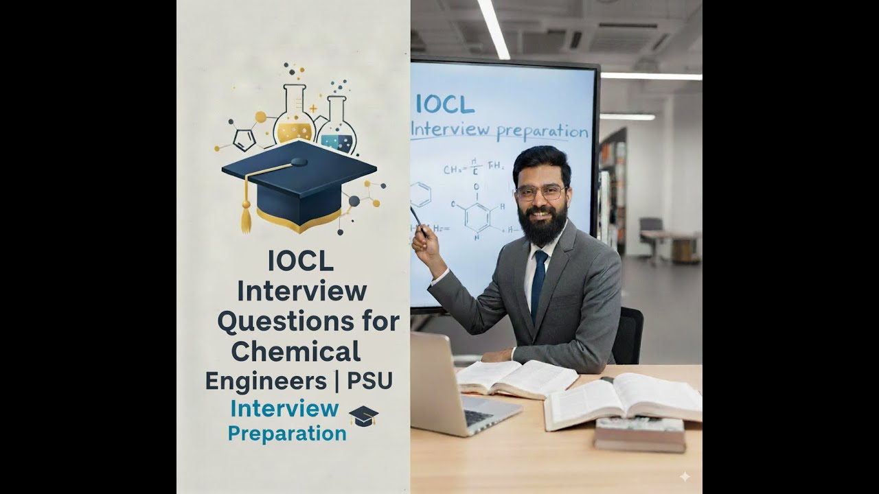 IOCL Interview Technical Questions for Chemical Engineers | PSU Interview Preparation