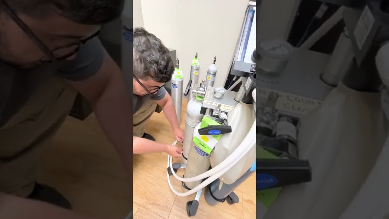 Nitrous Training - Matrx - MDM Monitored Dial Mixer Nitrous Oxide - Oxygen Sedation Flow Meter