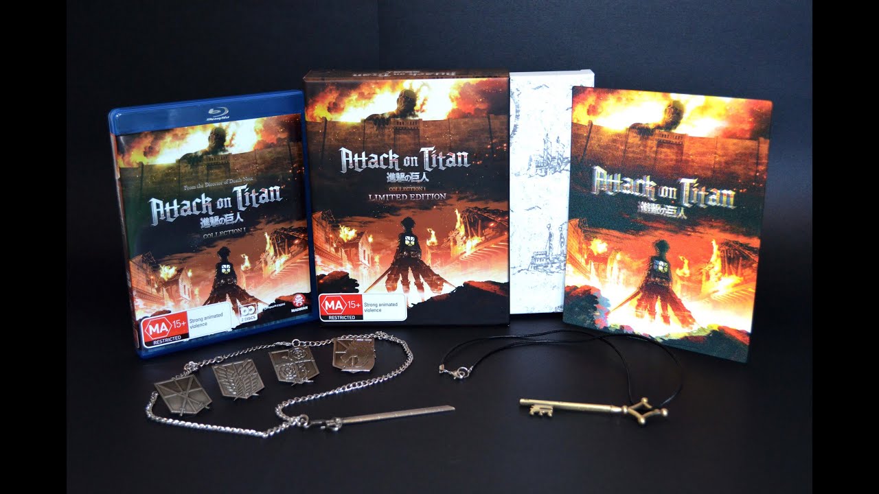 Unboxing Attack on Titan Limited Edition Blu-ray