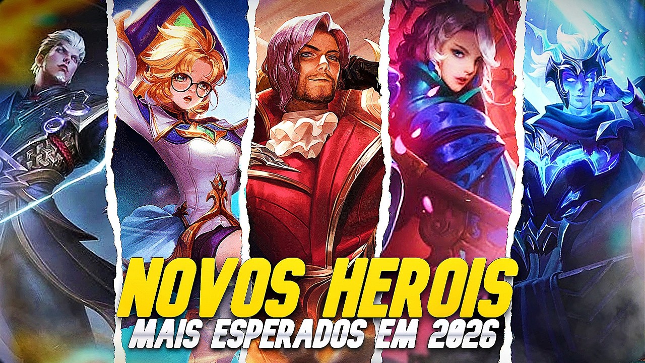 NOVOS HERÓIS EM 2026! OS NOVOS HERÓIS MAIS AGUARDADOS PRA LANÇAR EM 2026 NO HONOR OF KINGS