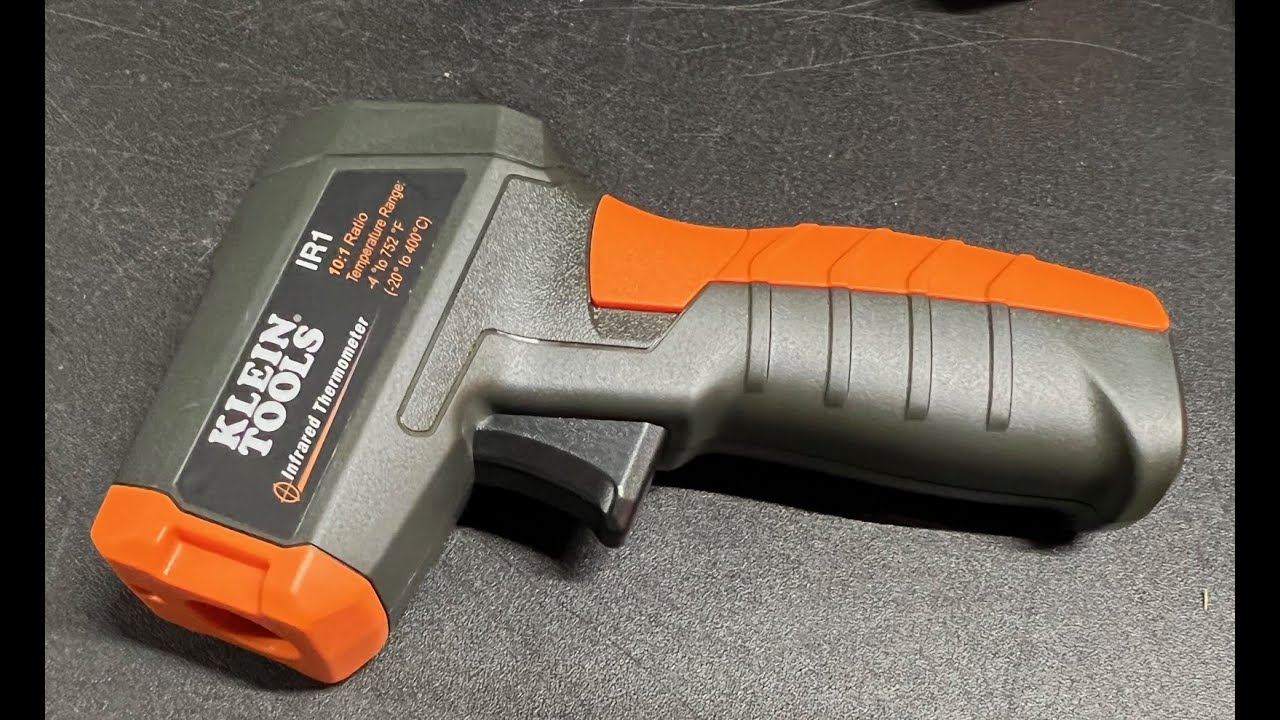 Klein Tools IR1 Infrared Thermometer, Digital Laser Gun  Range -4 to 752-Degree Fahrenheit