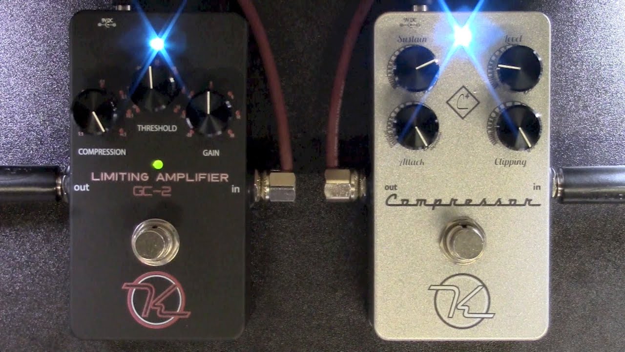 Keeley Electronics GC-2 Limiting Amplifier & C4 4-Knob Compressor Review