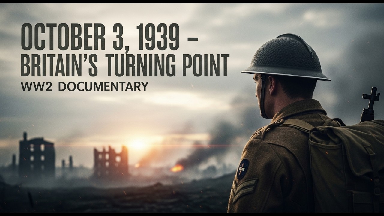 October 3, 1939 – Britain’s Turning Point in World War 2 | WW2 Documentary