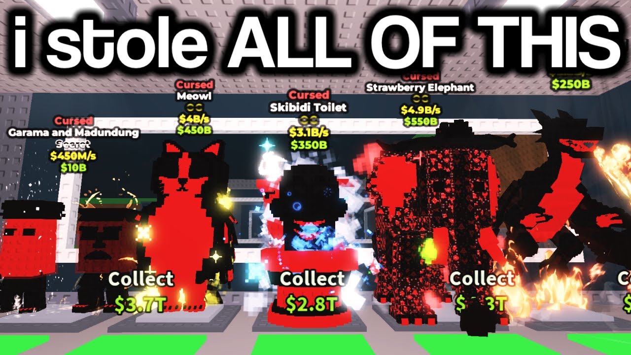 I Stole From Brainrot Sellers in Steal A Brainrot