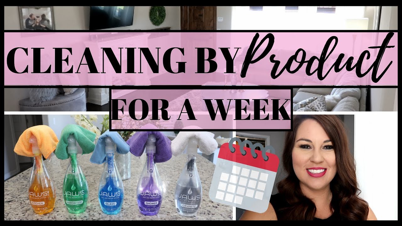 WEEK OF CLEANING | CLEANING BY PRODUCT | EASY CLEANING ROUTINE