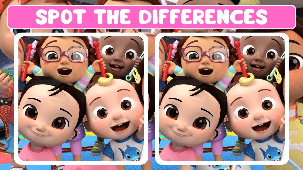 Cocomelon - Can You Find The Differences Game!