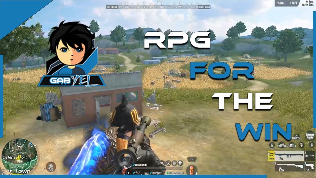RPG FOR THE WIN! 14 Kills Squad Gameplay (Rules Of Survival)
