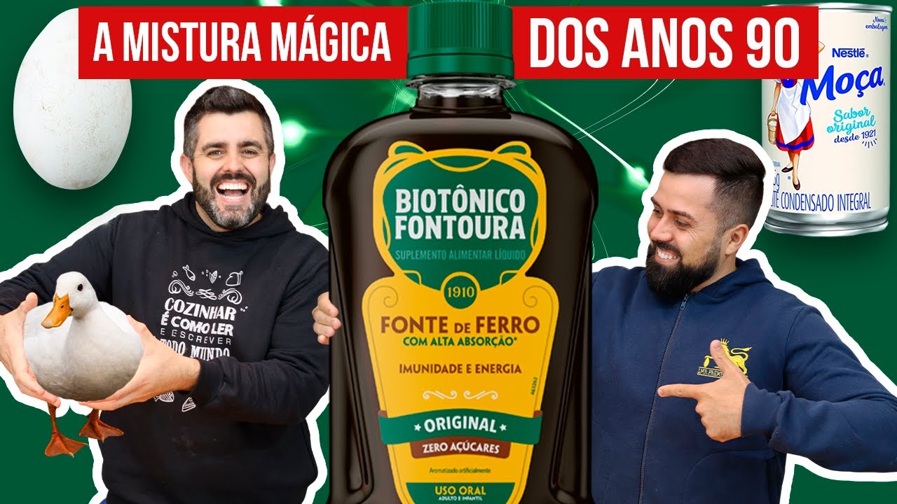 A mistura MÁGICA dos ANOS 90!! BIOTÔNICO e OVO de PATO #10