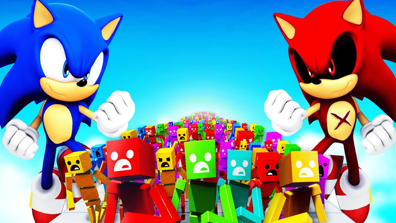 SONIC RAGDOLLS vs SONIC.EXE RAGDOLLS