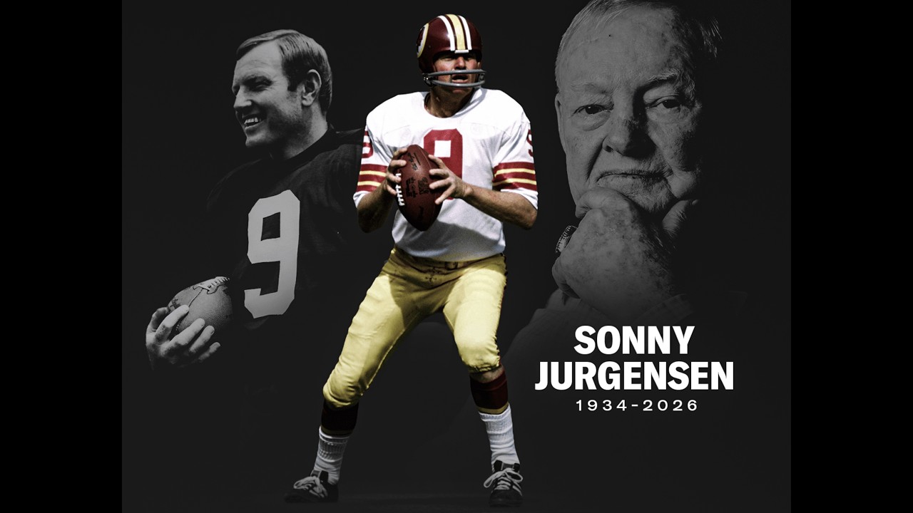 Sonny Jurgensen, Hall of Fame quarterback with Washington and Philadelphia, dies at 91