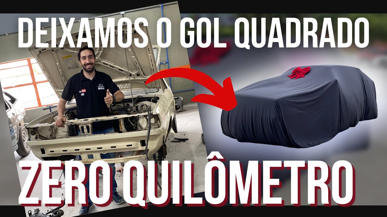 RESTAURA&Ccedil;&Atilde;O COMPLETA GOL QUADRADO 1993 | Saga do Projeto Teddy