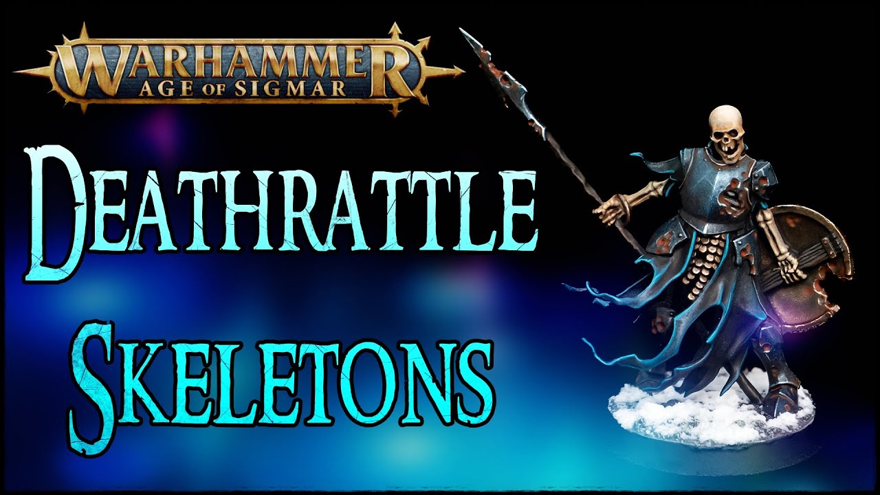 WARHAMMER HOW TO PAINT| DEATHRATTLE SKELETONS