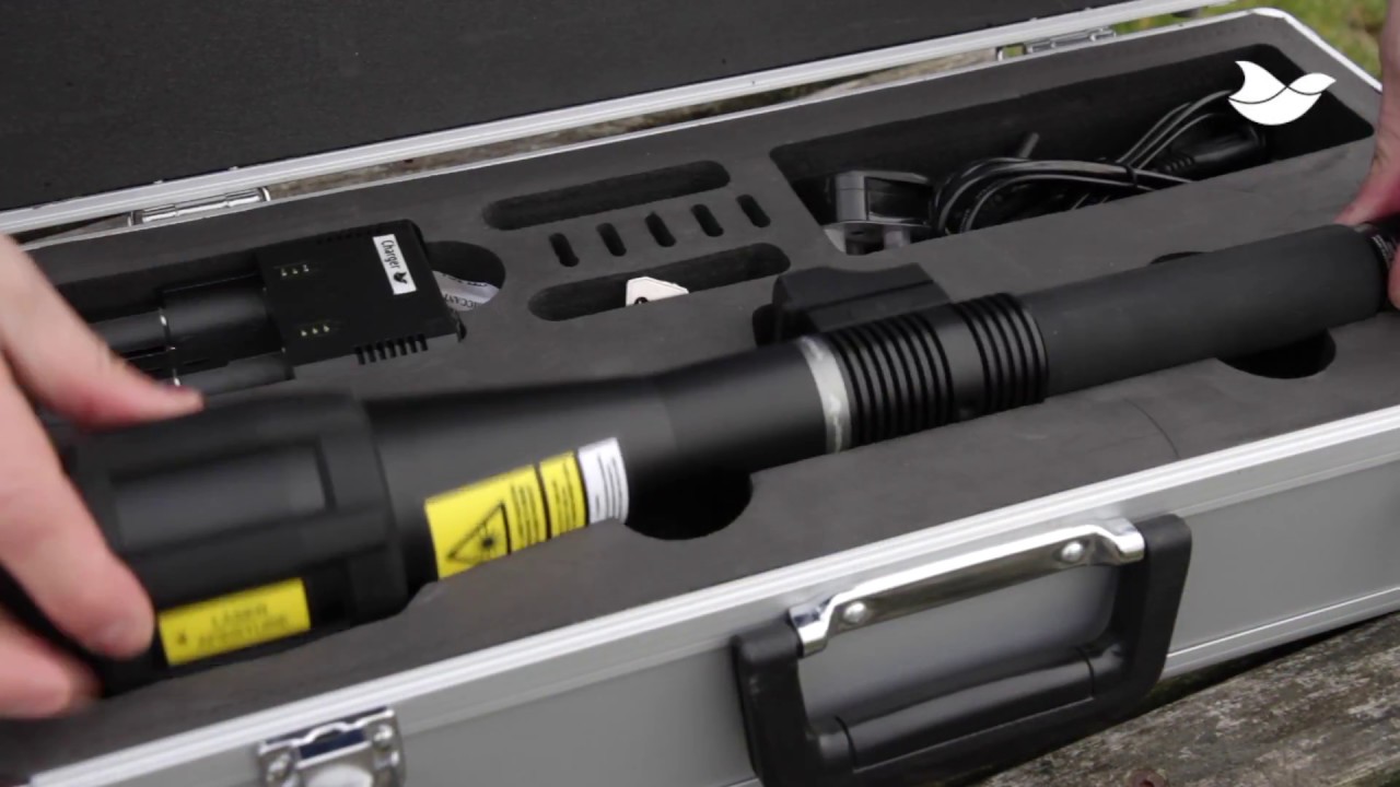 Agrilaser Handheld repels geese, herons, gulls and swans