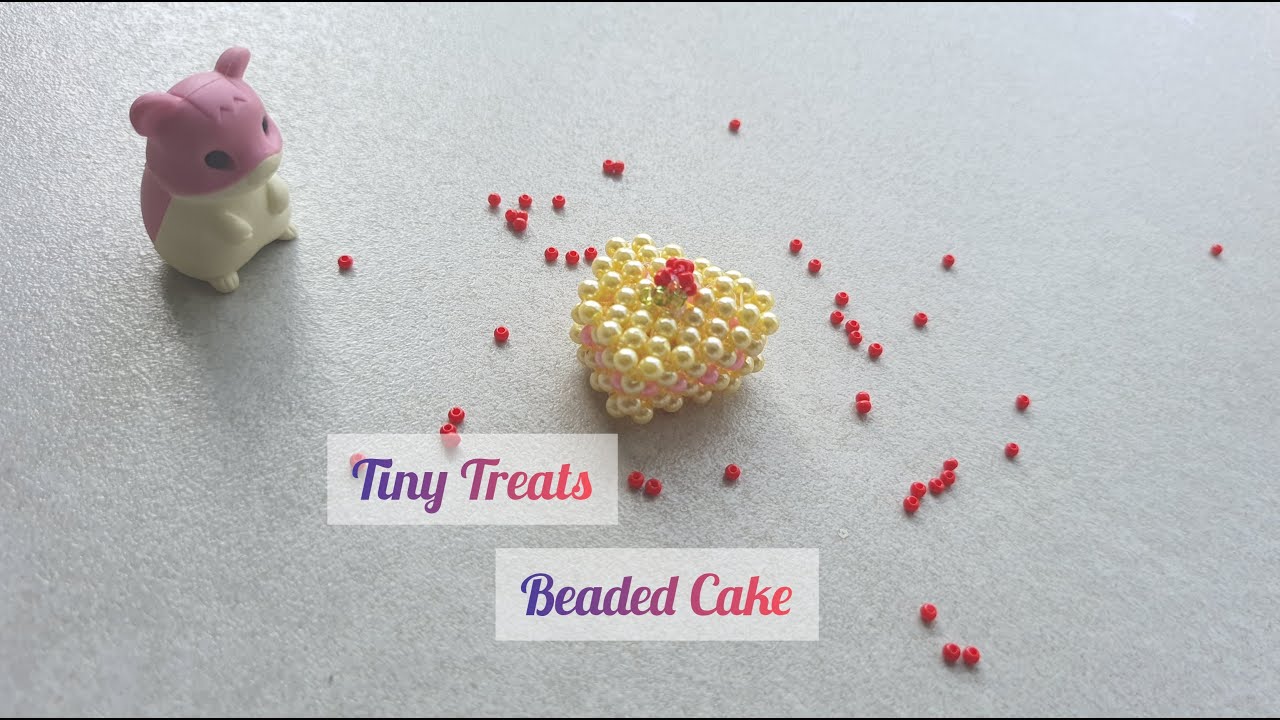 Beaded Cake | Miniature cake | Beaded Food