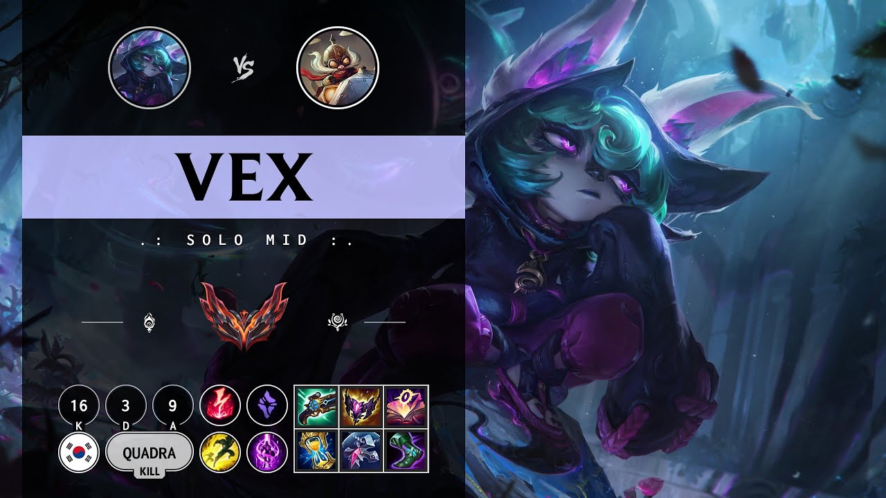 Vex Mid vs Corki - KR Grandmaster Patch 14.11