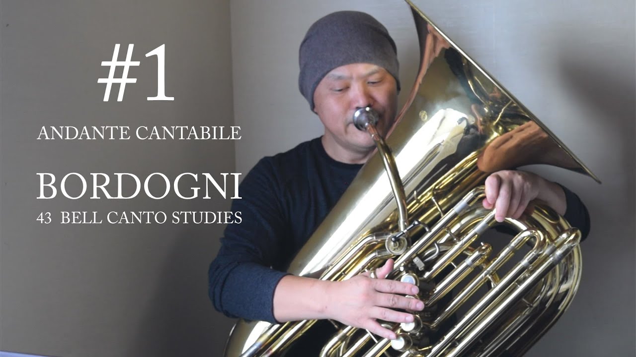 No.1: M.Bordogni 43 Bel Canto Studies -Tuba