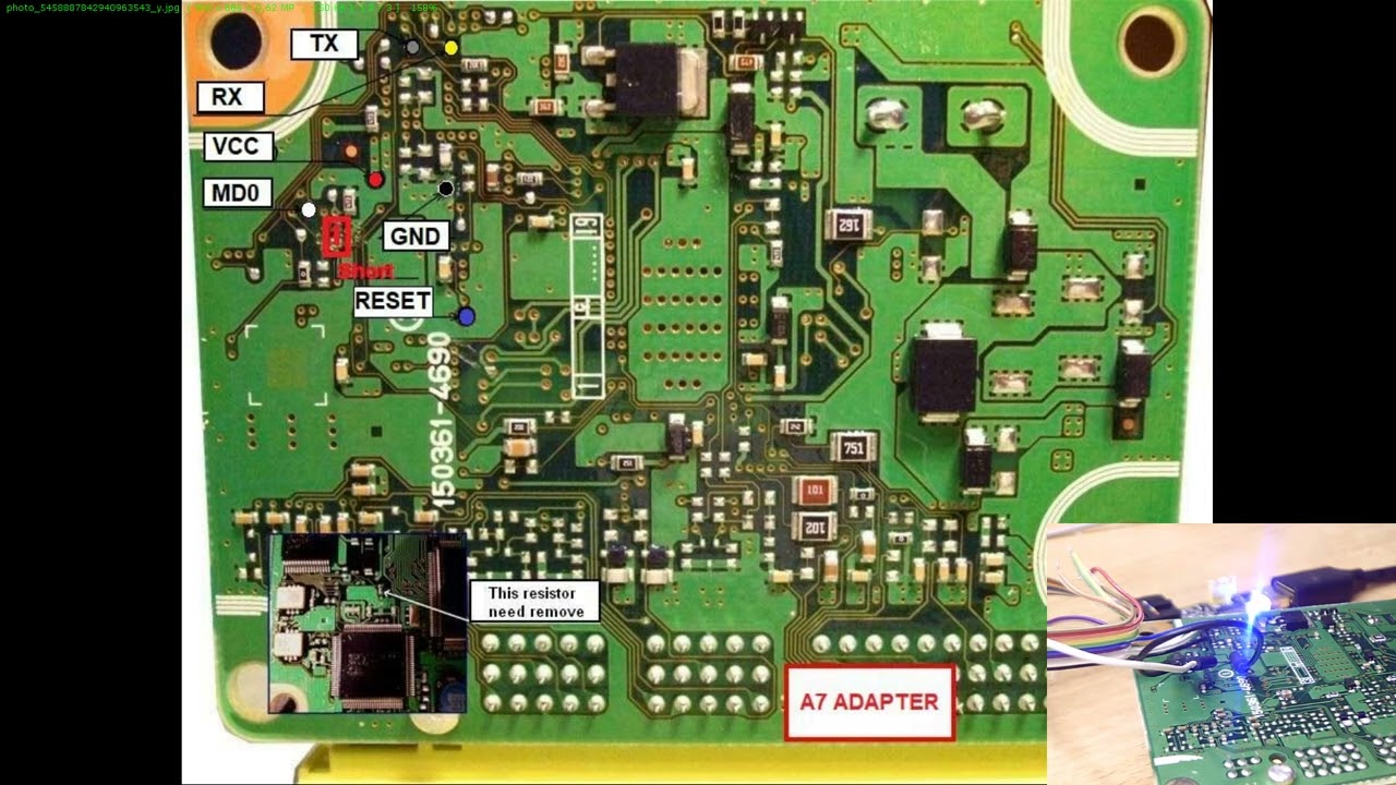 Прошивка Renesas H8SX/1725S в BOOT mode по UART