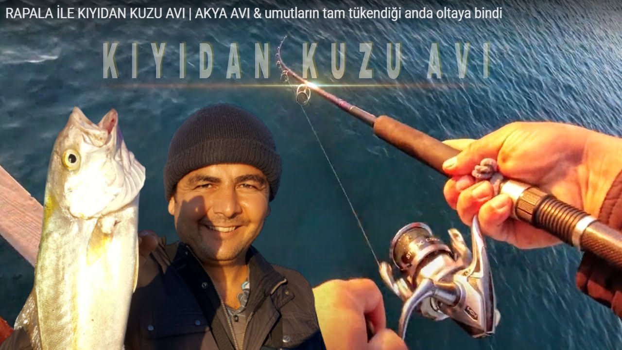 KUZU BALIĞI AVI~RAPALA İLE~SPİN BALIK AVI~ALANYA SAHİLLERİ