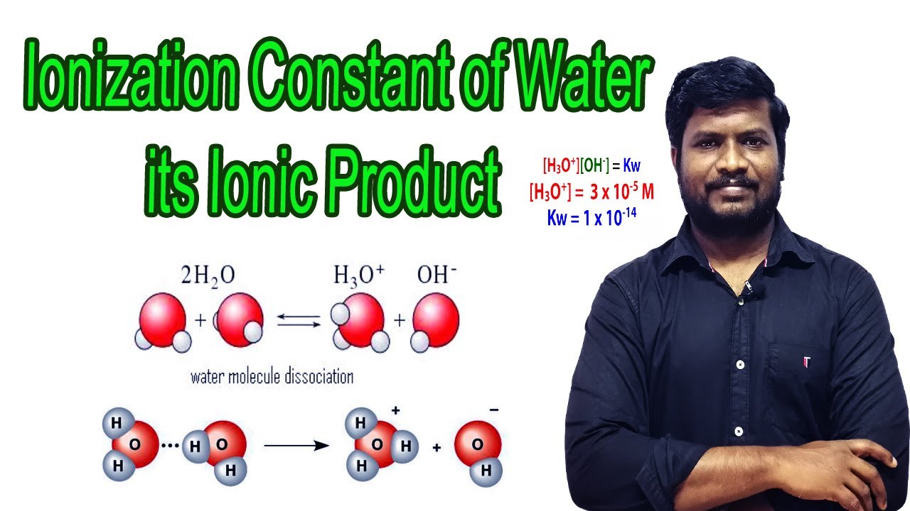 13.Ionization Constant of Water & its Ionic Product | Chemical Equilibrium | Concept for NEET | JEE
