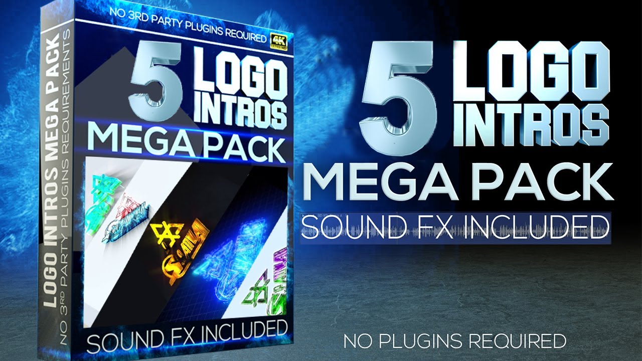 5 Logo Intoro Mega Pack | Easy to Use No Plnging Requred || After Effects File