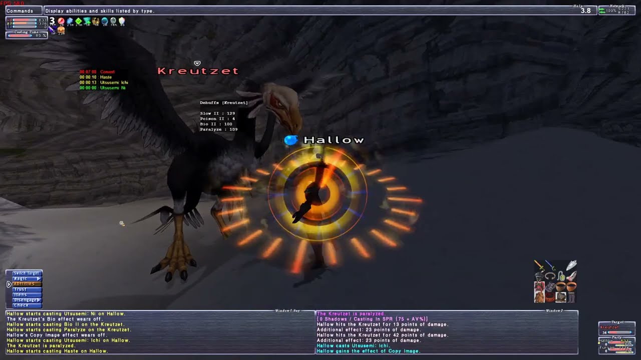 75RDM/NIN - Kreutzet Solo (FFXI Eden)