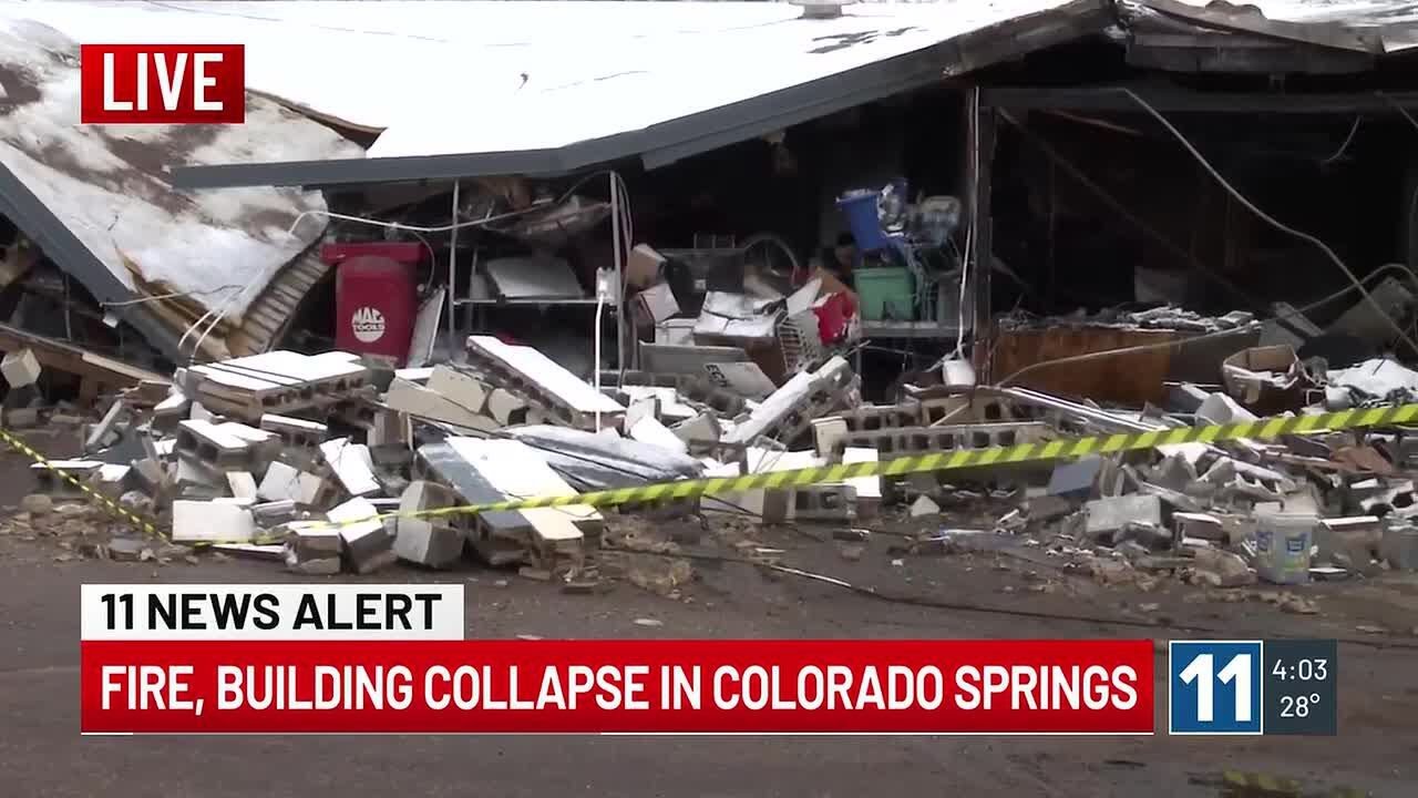 Fire crews respond to partial building collapse