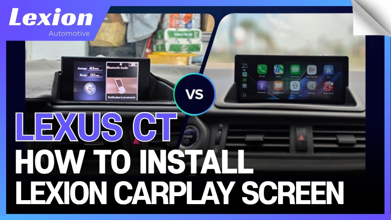 Lexus CT CarPlay Installation – Lexion LX10S Linux Monitor