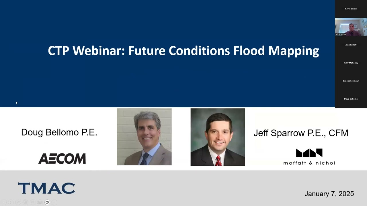 CTP Information Exchange Webinar // Future Conditions Flood Mapping - 2025 Update
