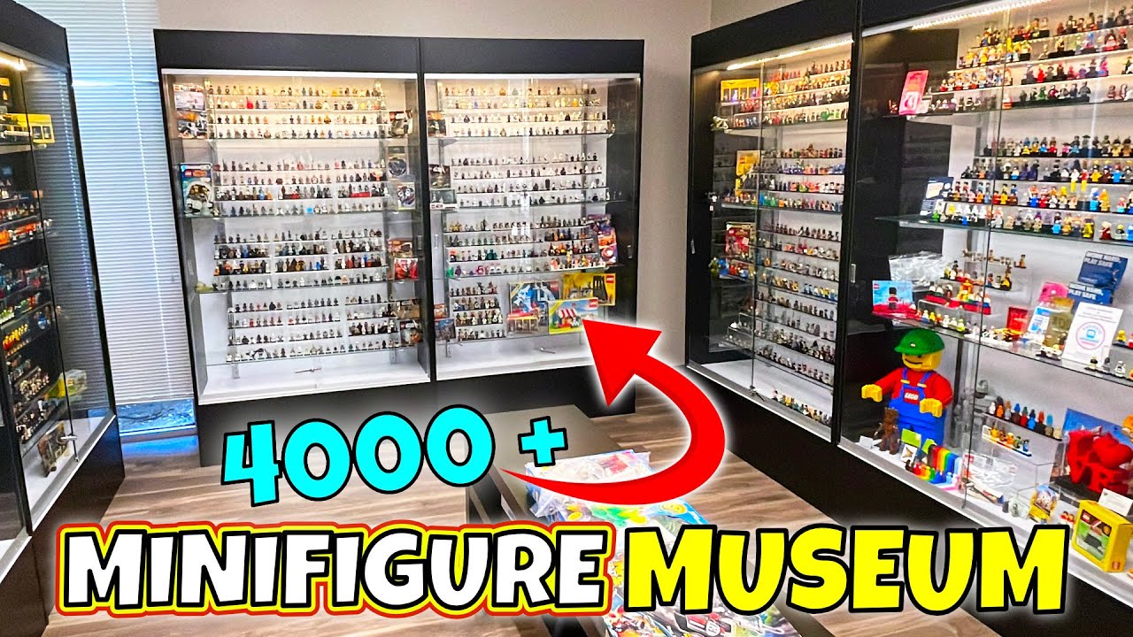 HUGE LEGO Minifigure Museum Tour | 4000+ LEGO Minifigures