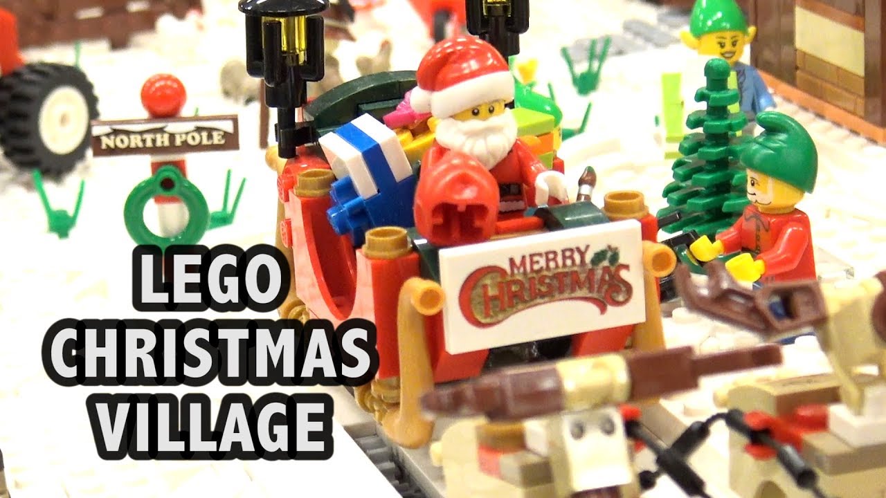 Huge LEGO Winter Holiday Village | Skaerbaek Fan Weekend 2017