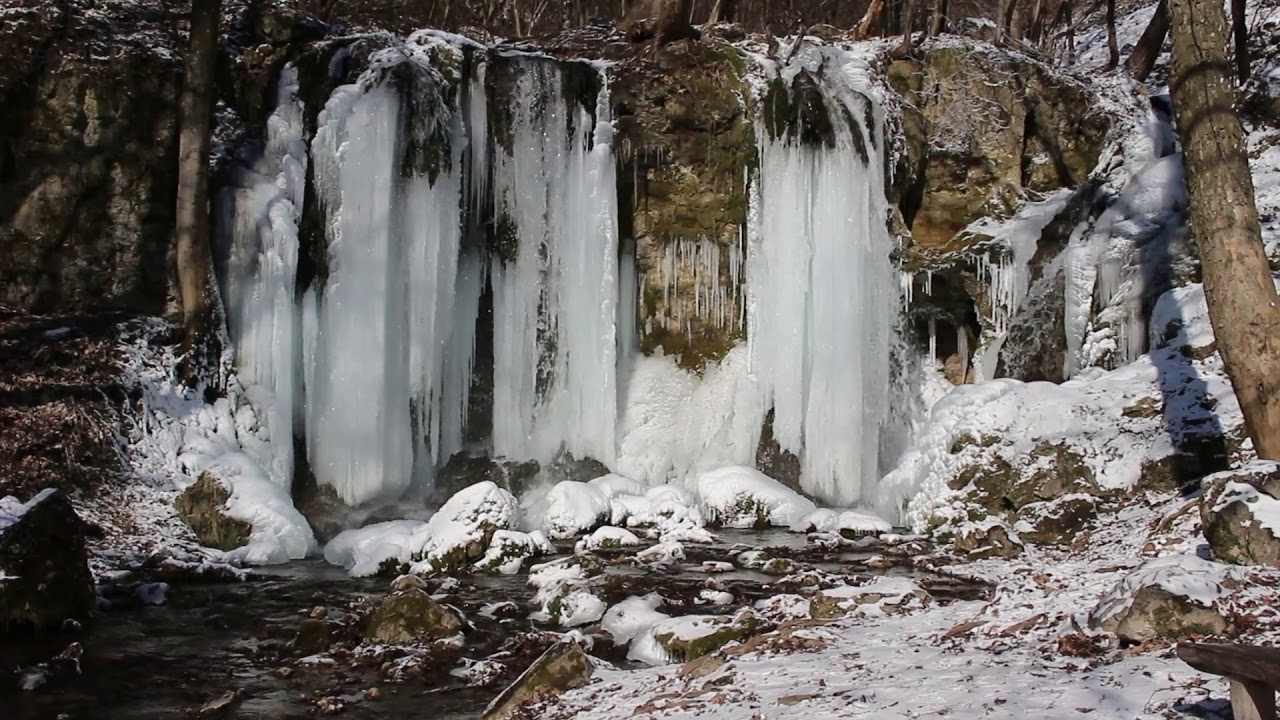 Hajske waterfalls, Kosice region, Slovakia