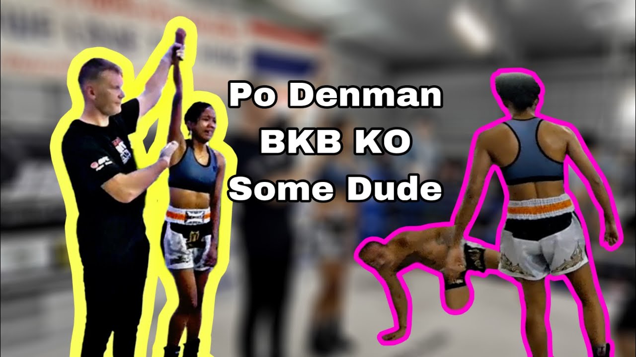 FIRST INTERGENDER BKB FIGHT!! Po Denman KO Some Dude 😱