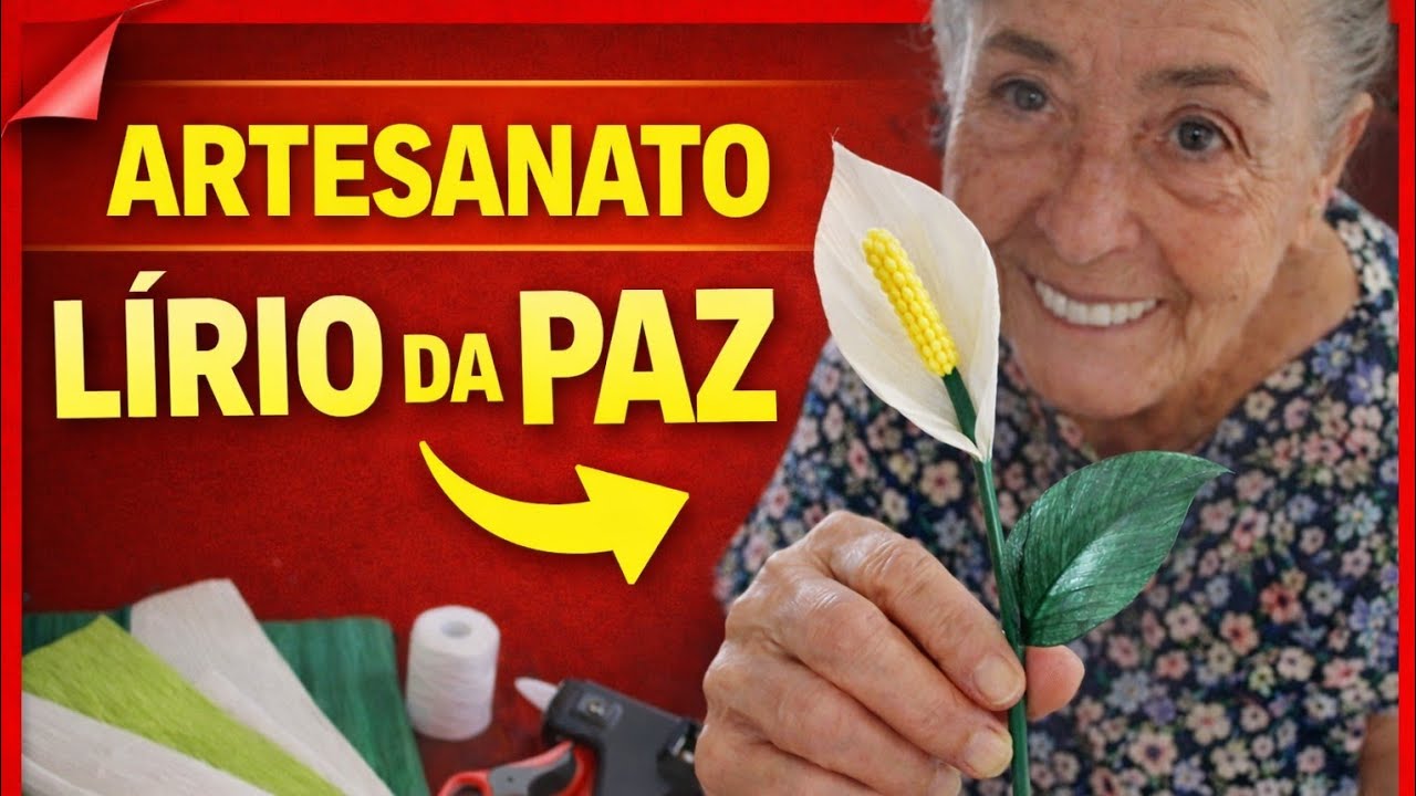 🌿Aprenda a fazer  LIRIO DA PAZ 