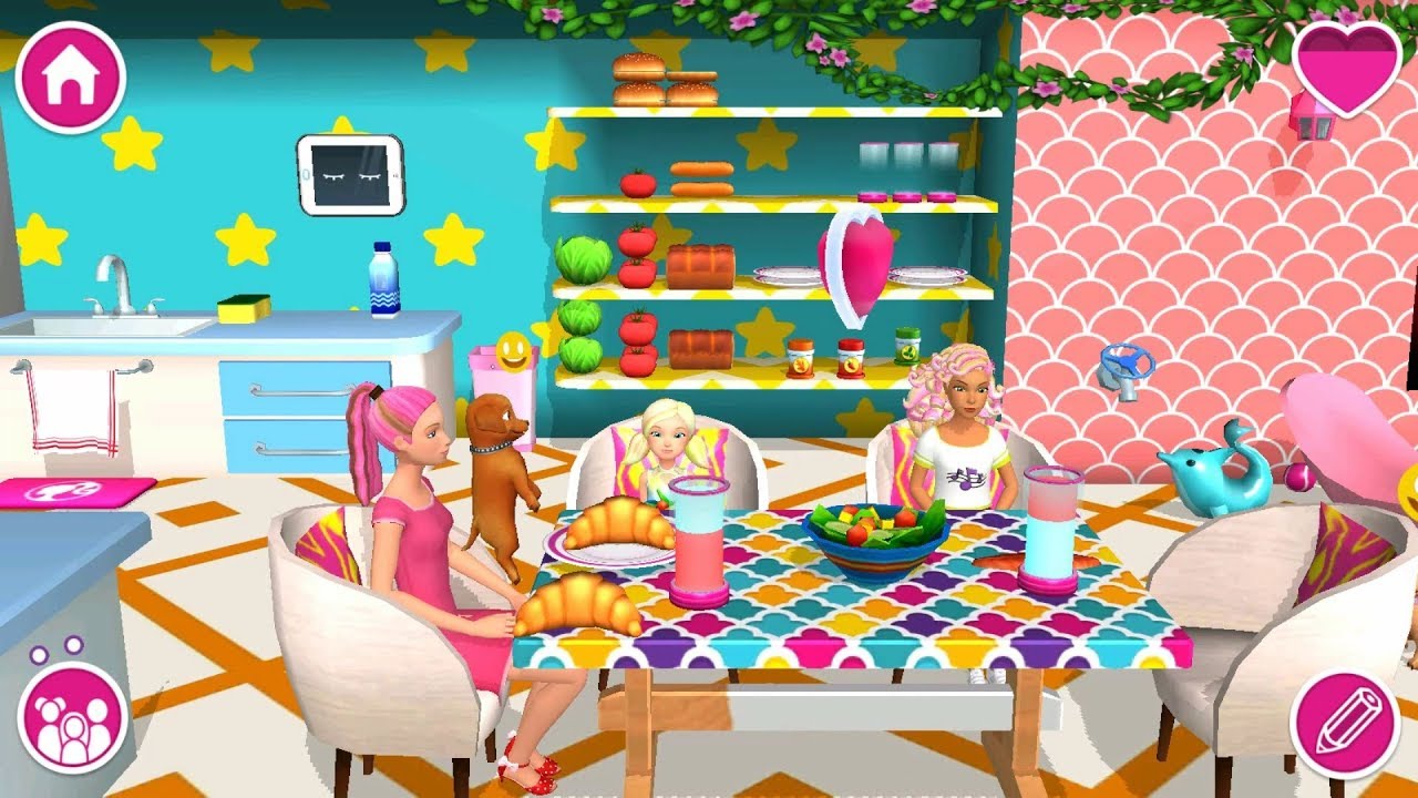 👧 Barbie Dreamhouse Adventures - Barbie & Friends Dress Up, Cook, Party - DIY Games For Girls - P4