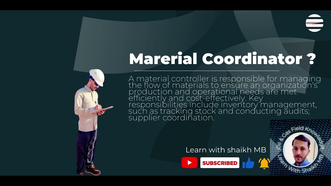 Interview For Material Coordinator | Material Coordinator | Material Coordinator Responsibility