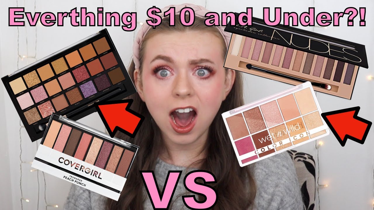 Best Drugstore Eyeshadow Palettes Under $10?! | Makeup Battle