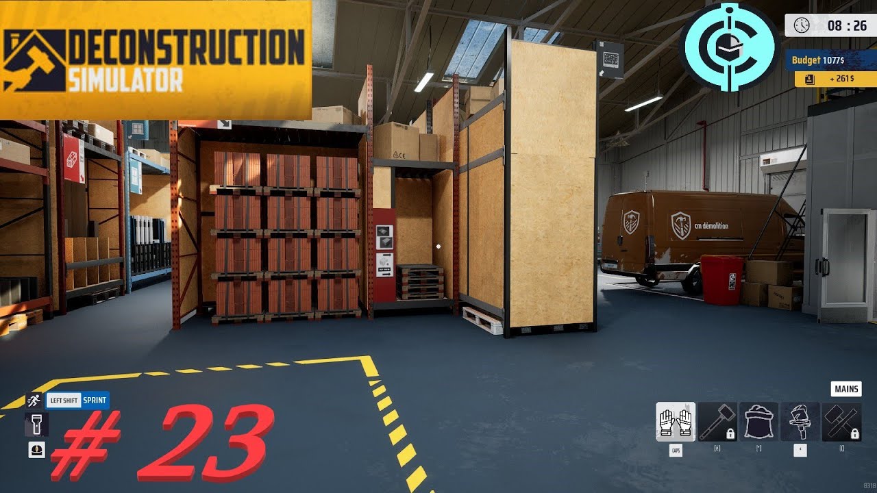 déconstruction simulator #23 Avant dernier permis en poche, plus qu’un, et un contrat vite fait.