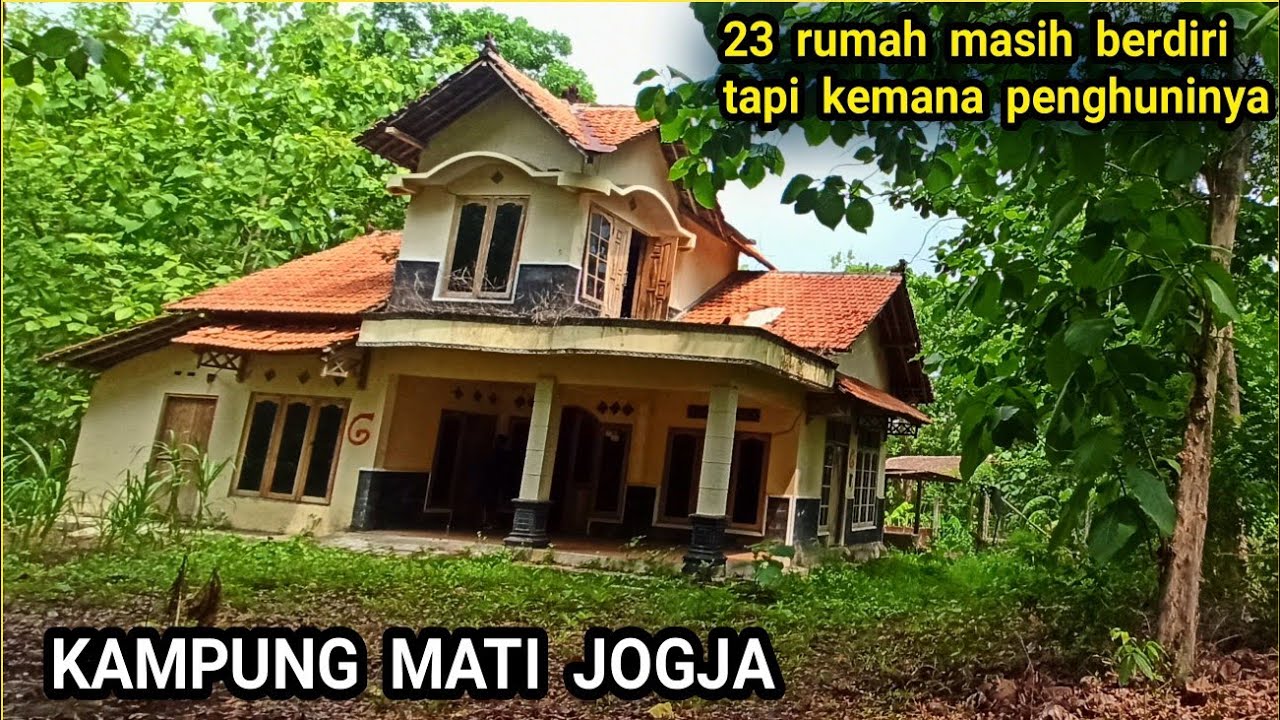 KAMPUNG MATI GUWOSARI BANTUL JOGJA PULUHAN RUMAH KOSONG TAK BERPENGHUNI