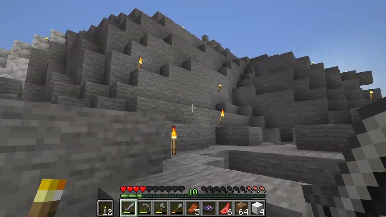 Minecraft: Mordor Ep.3: First cave mining