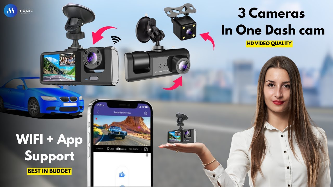 How to install India's Best Vidure WIFI Dash Cam For Your Car| Maizic Navic X3 Wifi Dash Camera