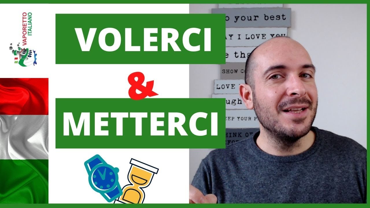I verbi VOLERCI e METTERCI | I verbi pronominali italiani (Sottotitoli in italiano e inglese)