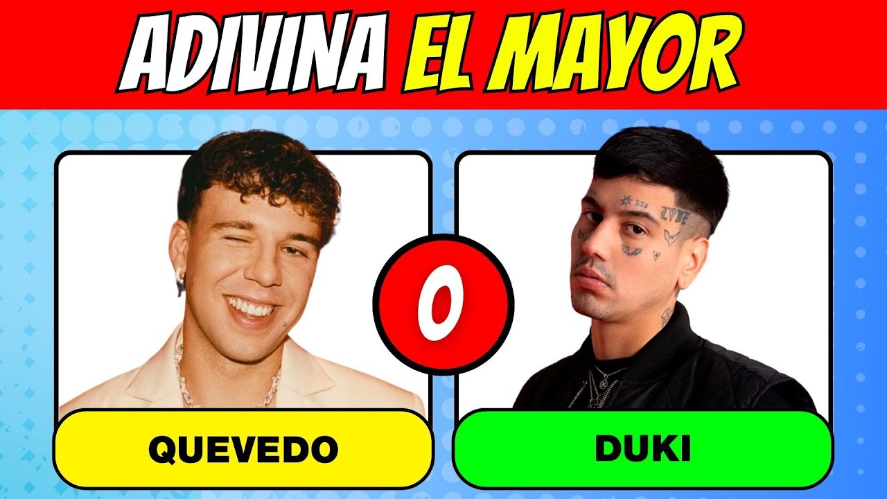 ¿QUIÉN ES MAYOR? | ADIVINA QUIÉN ES MAYOR (2025) | QUIZ WAVEZ