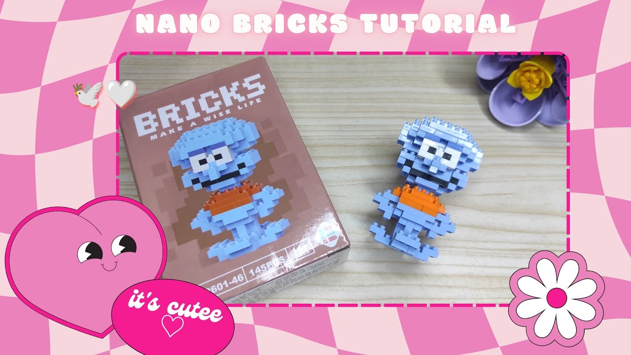 LET'S BUILD NANO BRICK CHARACTER : SQUIDWARD TENTACLES