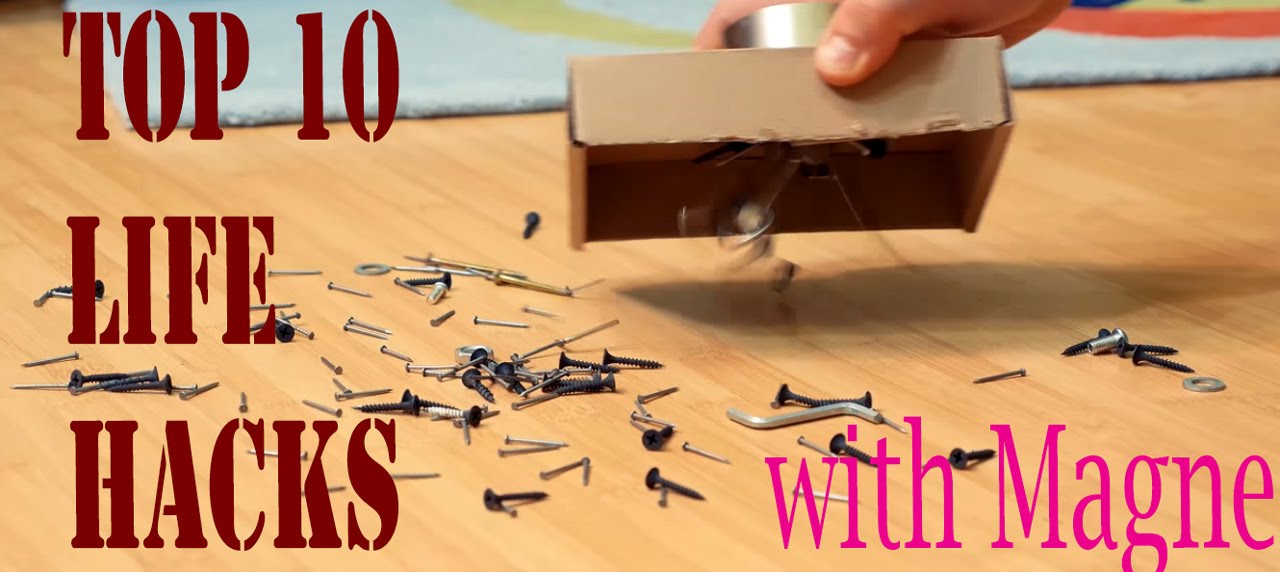 Top 10 Life Hacks With MAGNETS for Your Simplify Life!