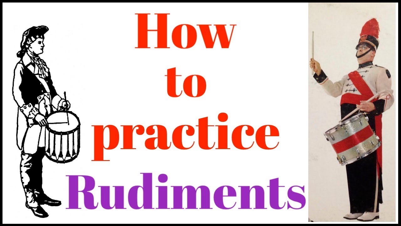 How to practice rudiments - DRUM LESSON