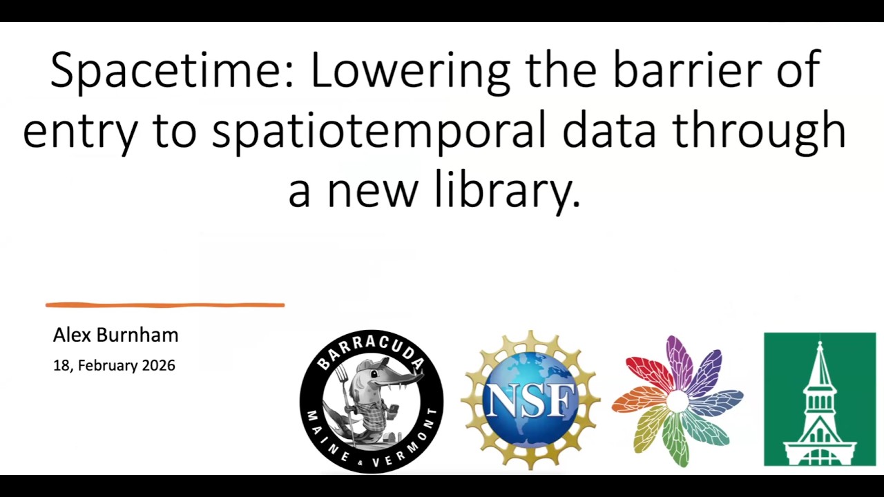 Spacetime: Working with Spatiotemporal Data via a New Python Library (MEGUG Lunch & Learn)